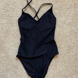 Aerie Strappy Back One Piece Swimsuit